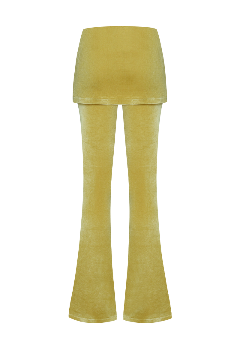 PIERCING SKIRT PANTS (GREEN)