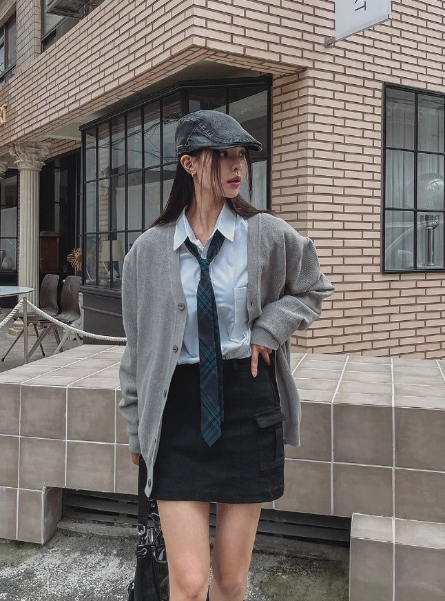 [U-BASIC] Rosin Cash Like Embo Cardigan