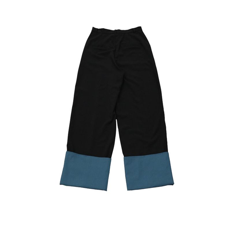 roll-up wide pants