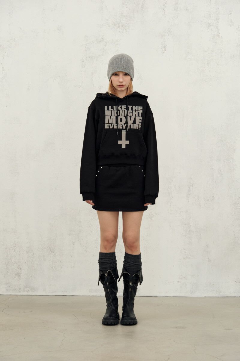 like skirt (black)