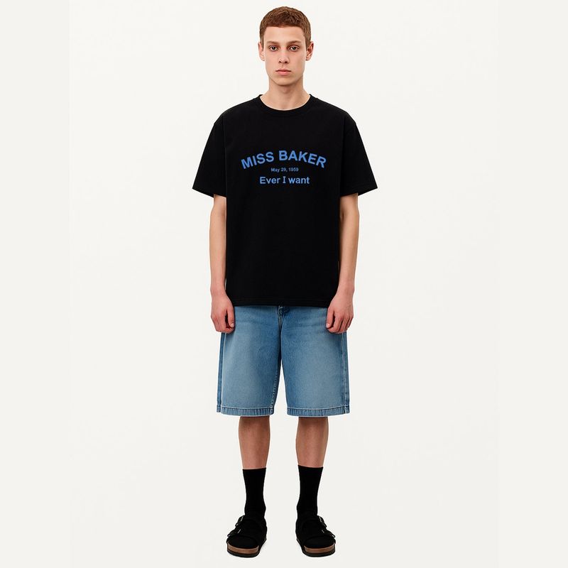 アーチロゴチェーンニードルTシャツ ブラック(MAN)