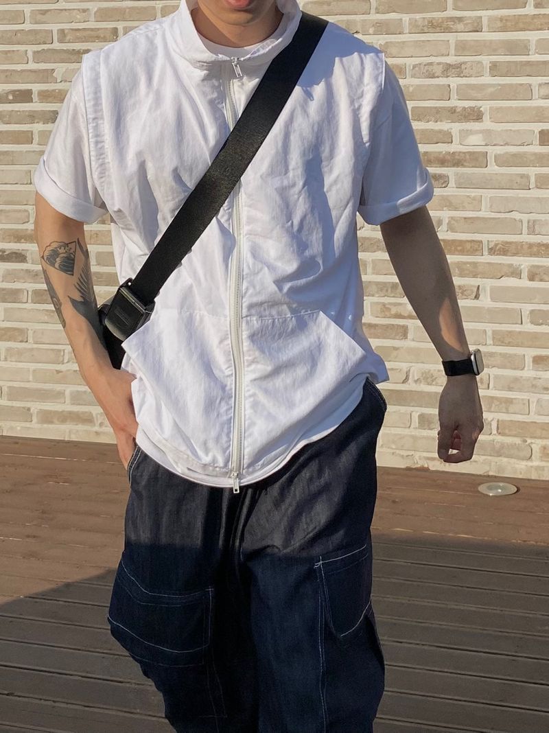 Nonfade stitch cargo balloon pants 2C