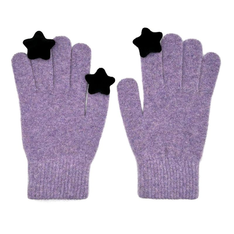 OTHER-worldly（アザーワールドリー）の「Star Wool Gloves [Purple]（Fashion Accessories）」