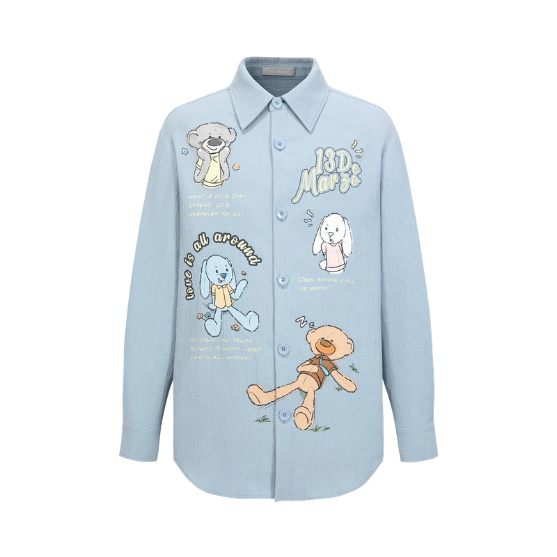 13DE MARZO(トレセ・デ・マルゾ)の「13DE MARZO Doozoo Cartoon Shirt(Tops)」