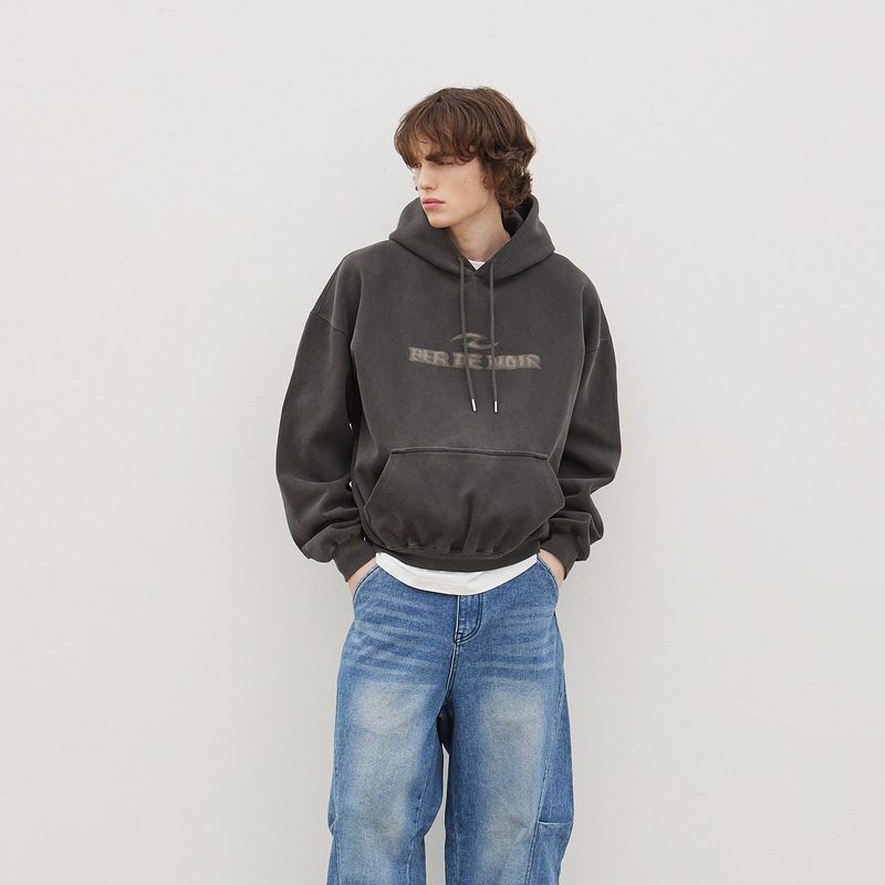 Pigment Benu Hoodie (Charcoal)
