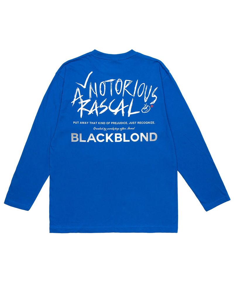 BLACKBLOND(ブラックブロンド)の「BBD Rascal Long T-Shirt (Blue)(Tops)」
