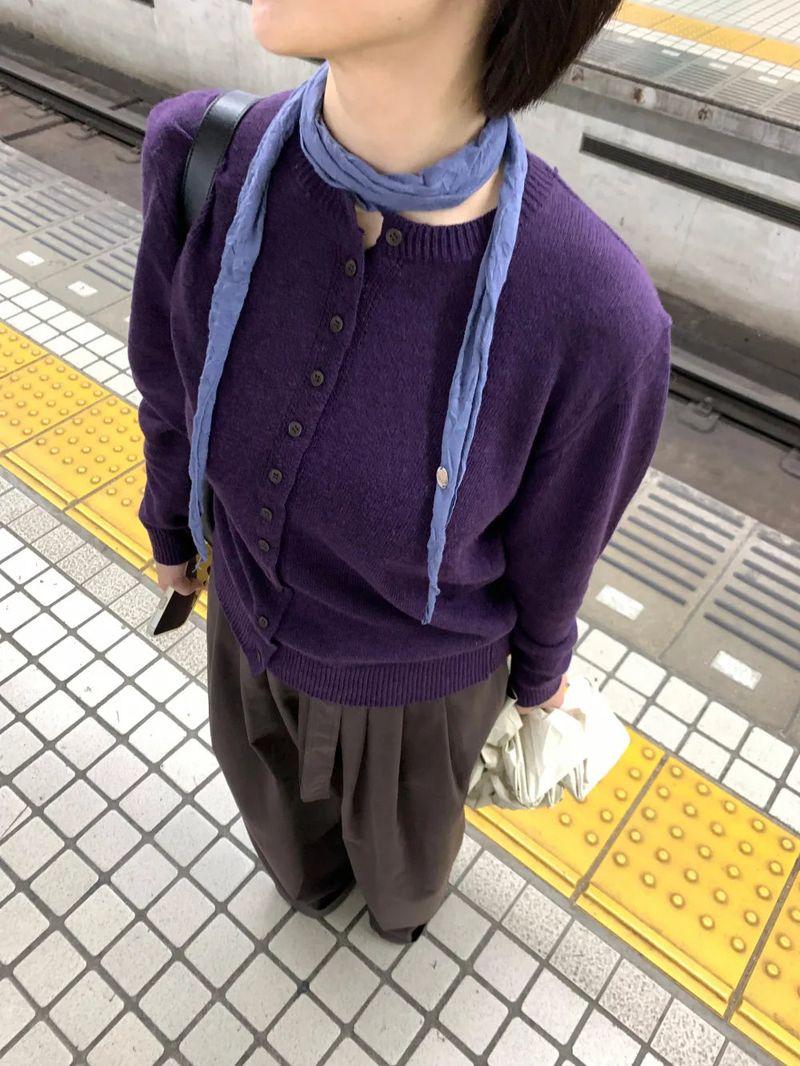 seymour（セイモア）の「ボタン ウール カーディガン（トップス）」