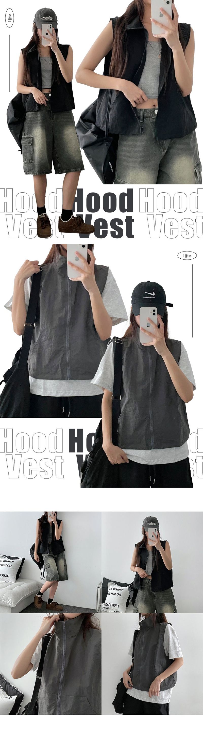 Illybasrak vest zip-up