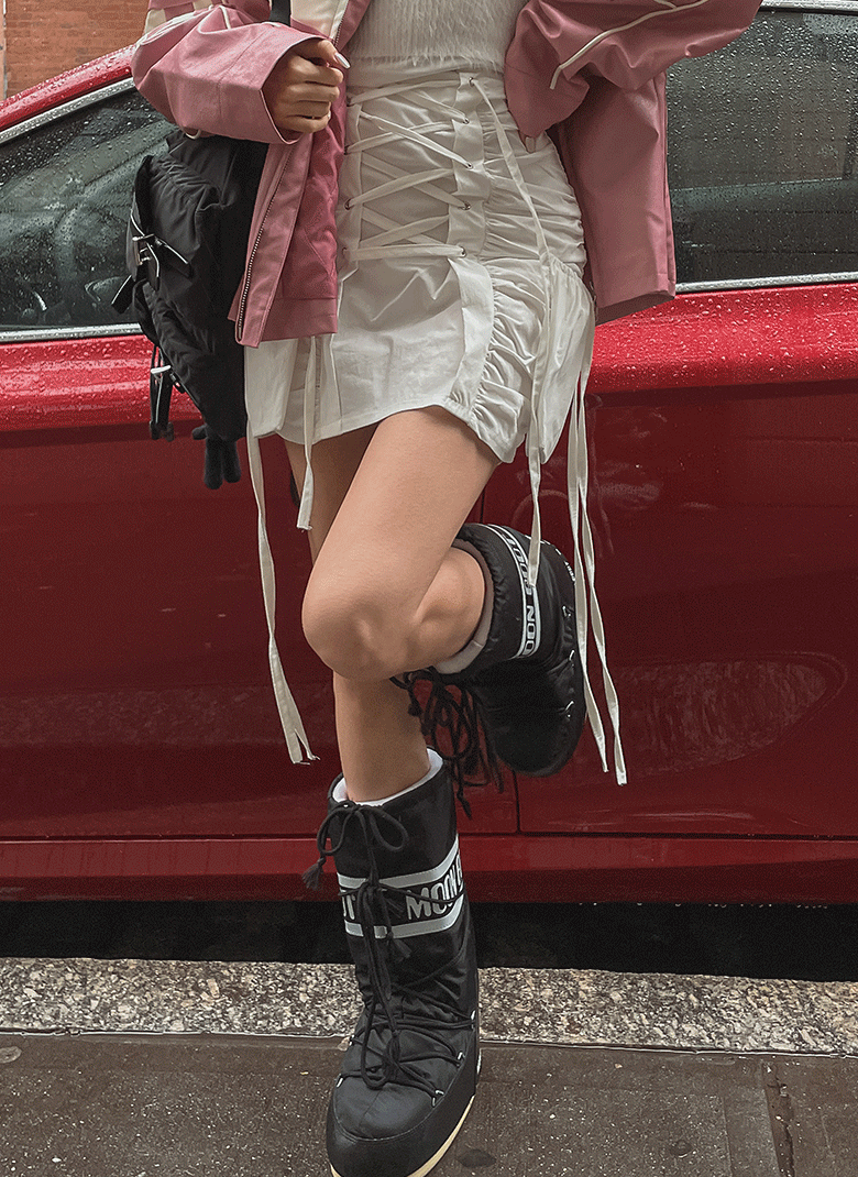 ULAN（ユレン）の「バレッドアイレットポケットミディスカート（Skirts）」
