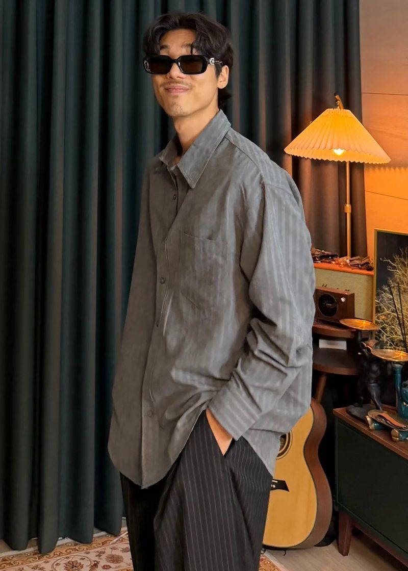 Suede Rangle Shirt 3COLOR