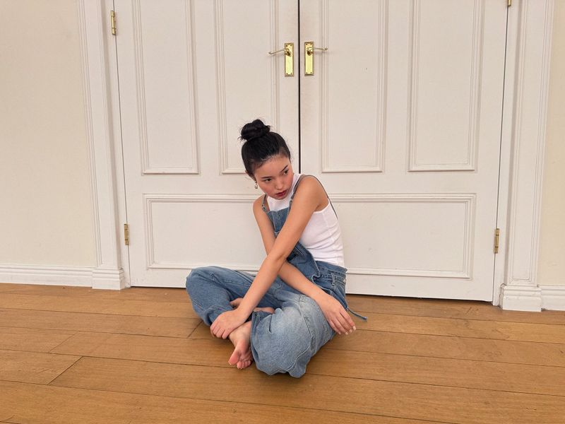 POCKET DENIM OVERALLS