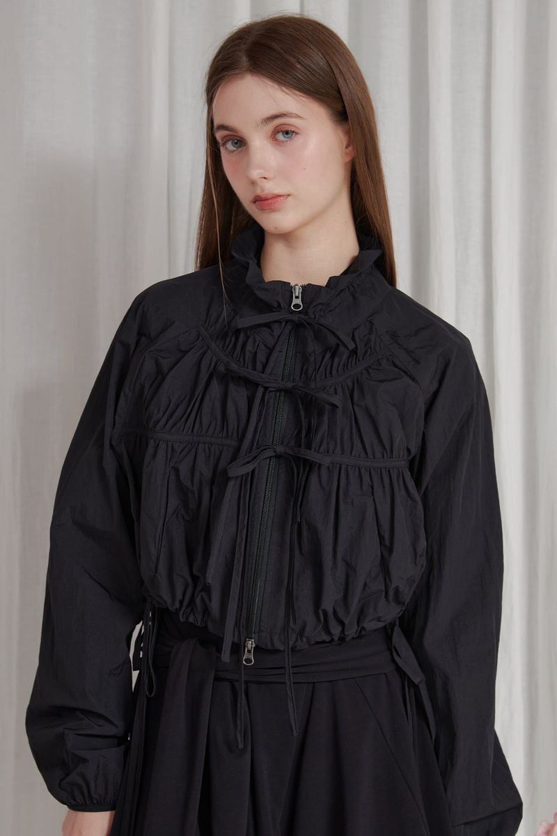 PAIN OR PLEASURE（ペインオアプレジャー）の「LUCY 2WAY WINDBREAKER black（Jackets/Outerwear）」