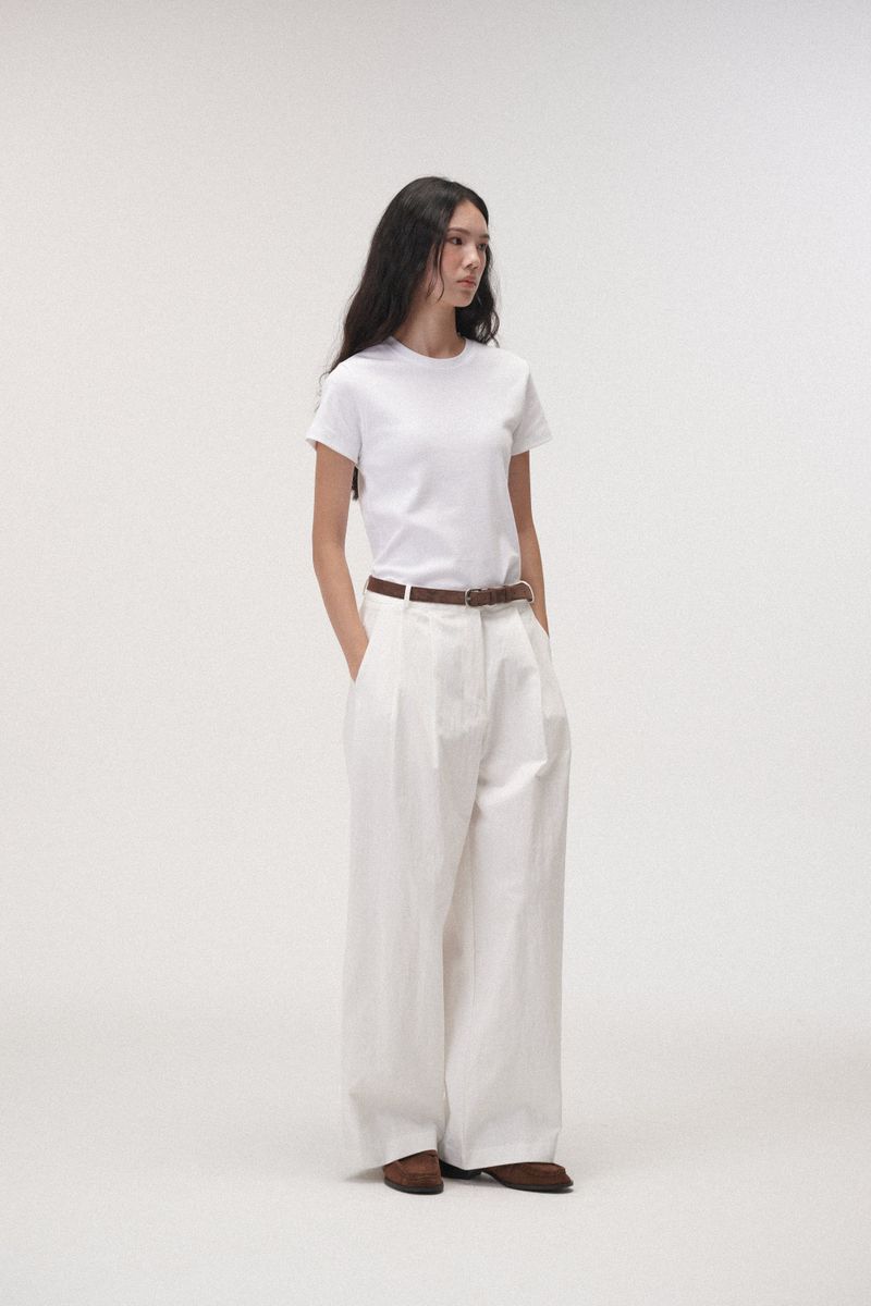 Round half T (Ivory)