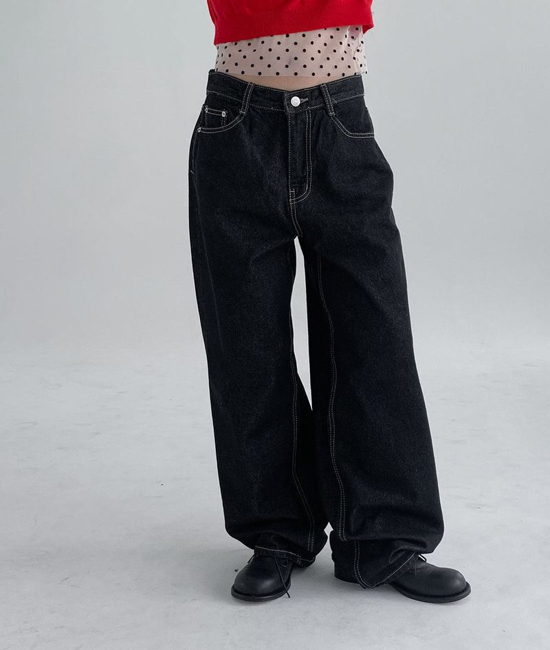 [GRB] Tyld non-fade wide denim (natural)