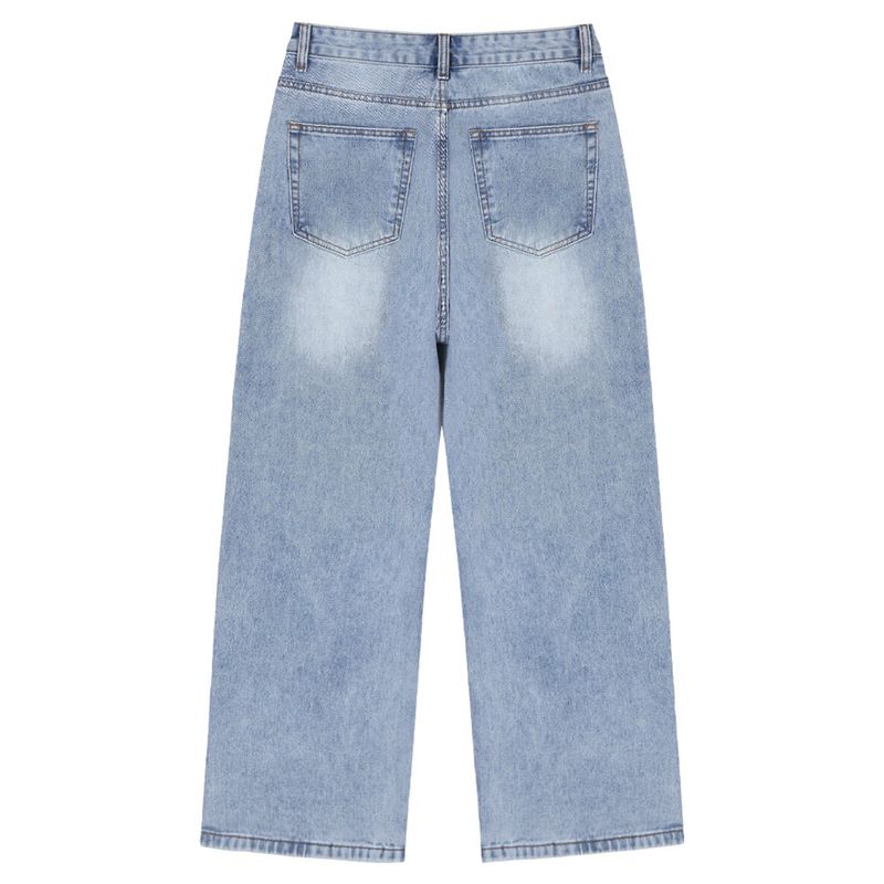 [Unisex] BTB : WAVE WAVE WASHING JEANS [LIGHT BLUE CORE]