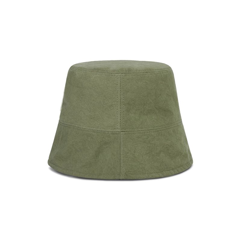 VA Curved 3D Logo Drop Bucket Hat / Khaki