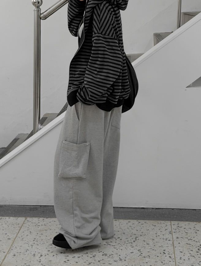 Robe Reversible Striped Hooded Zip-Up