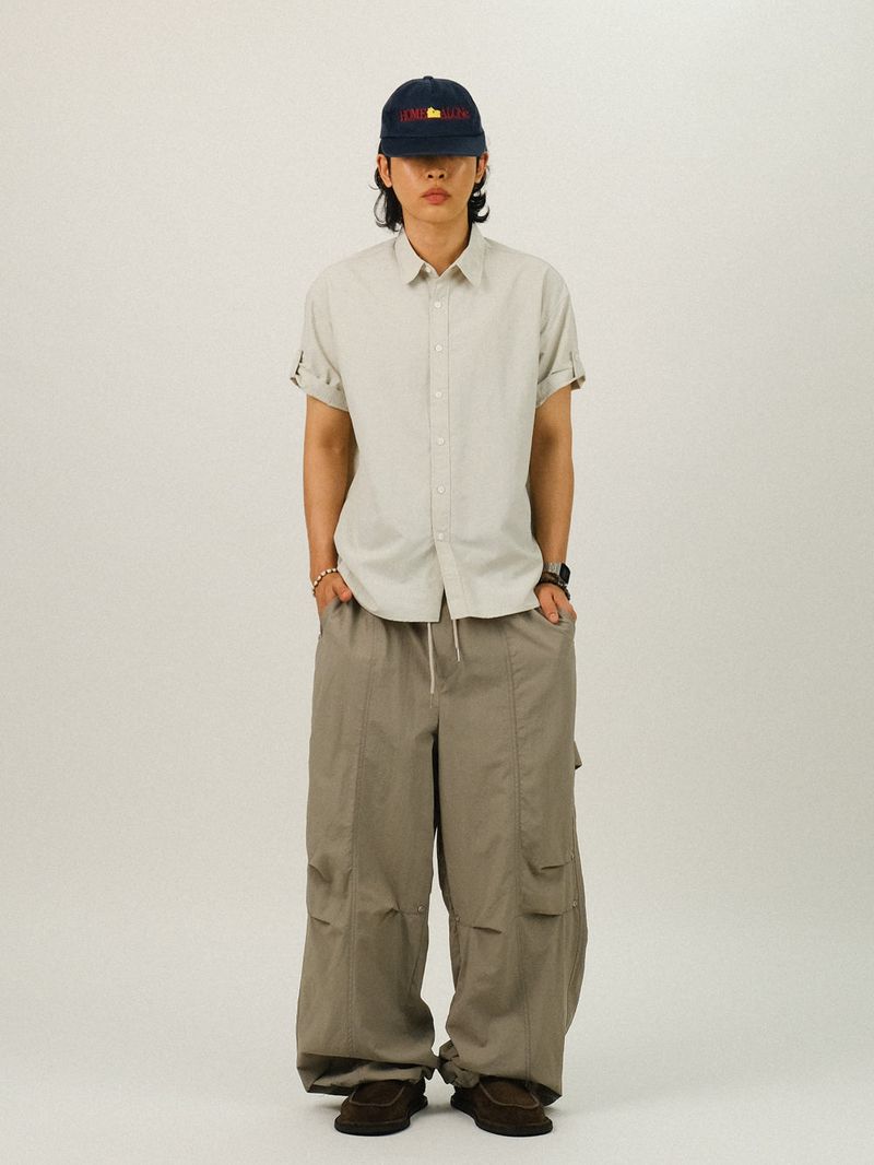 AND Nylon Roll-up Shirts