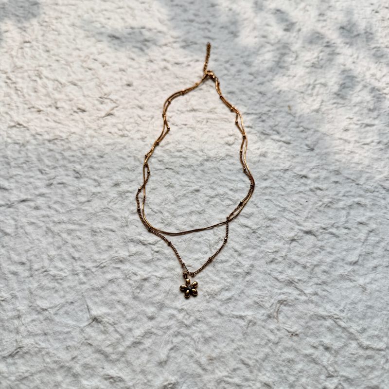Y2K Floral Necklace