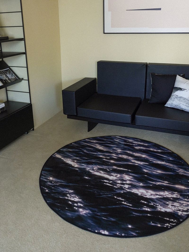 round river light rug