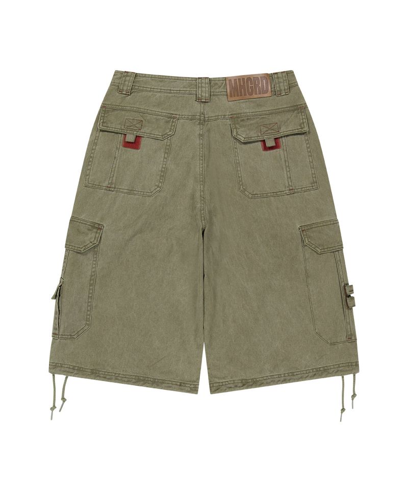 BERMUDA UTILITY CARGO SHORTS_KHAKI