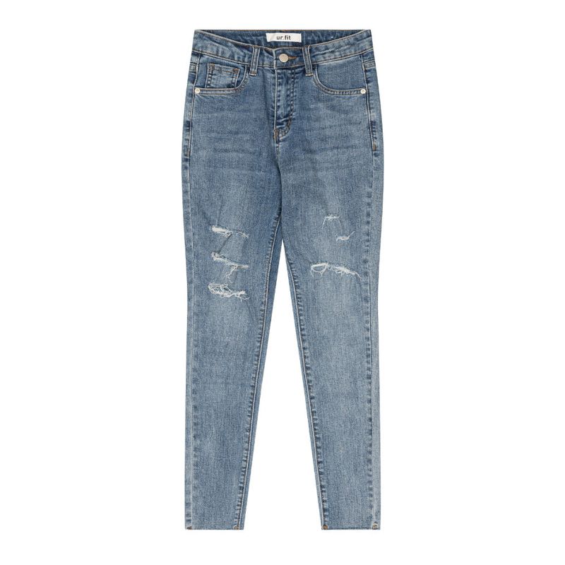 DESTROYED SKINNY JEAN [6816]