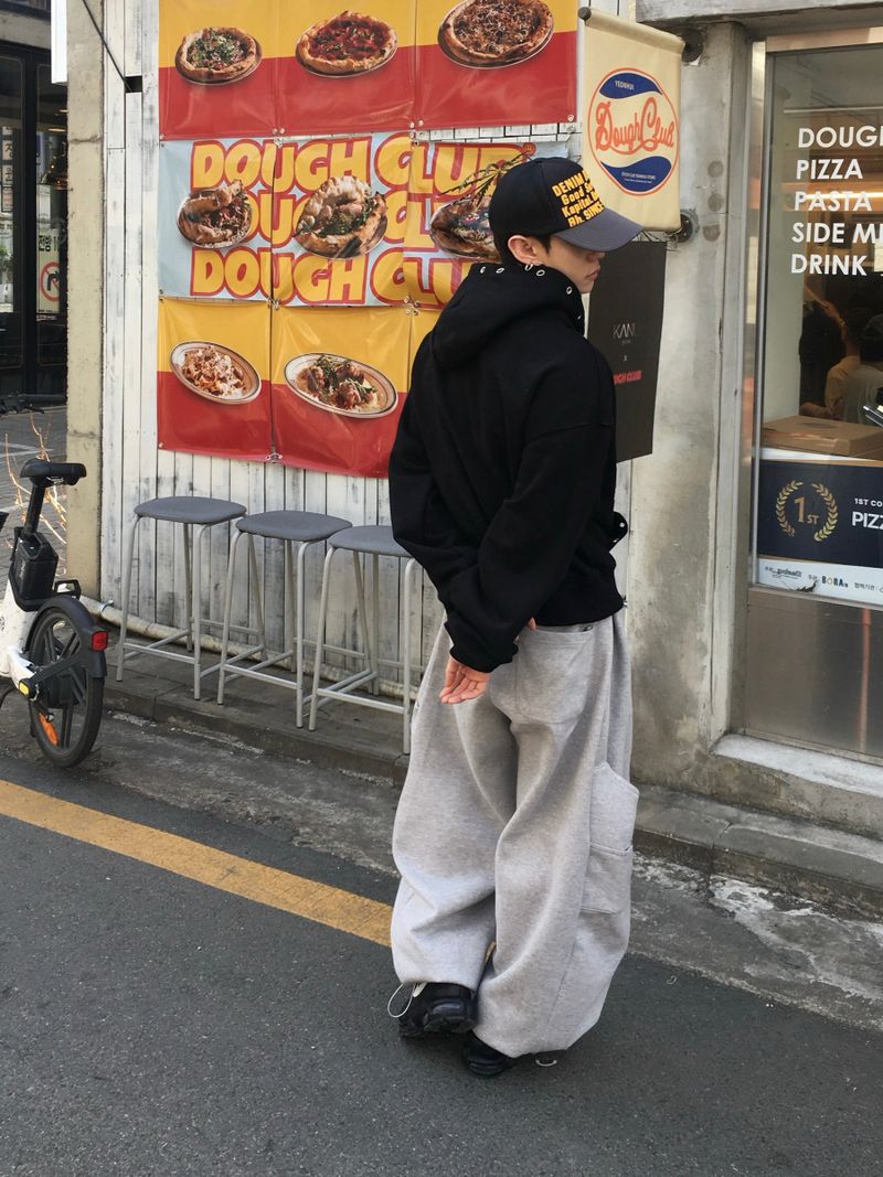 Noel Side Cargo Sweatpants 3C