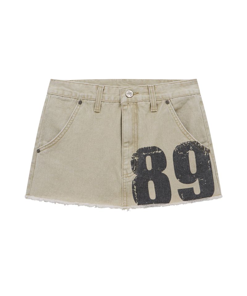 MIDNIGHT MOVE（ミッドナイトムーブ）の「89 short skirt (beige)（Skirts）」