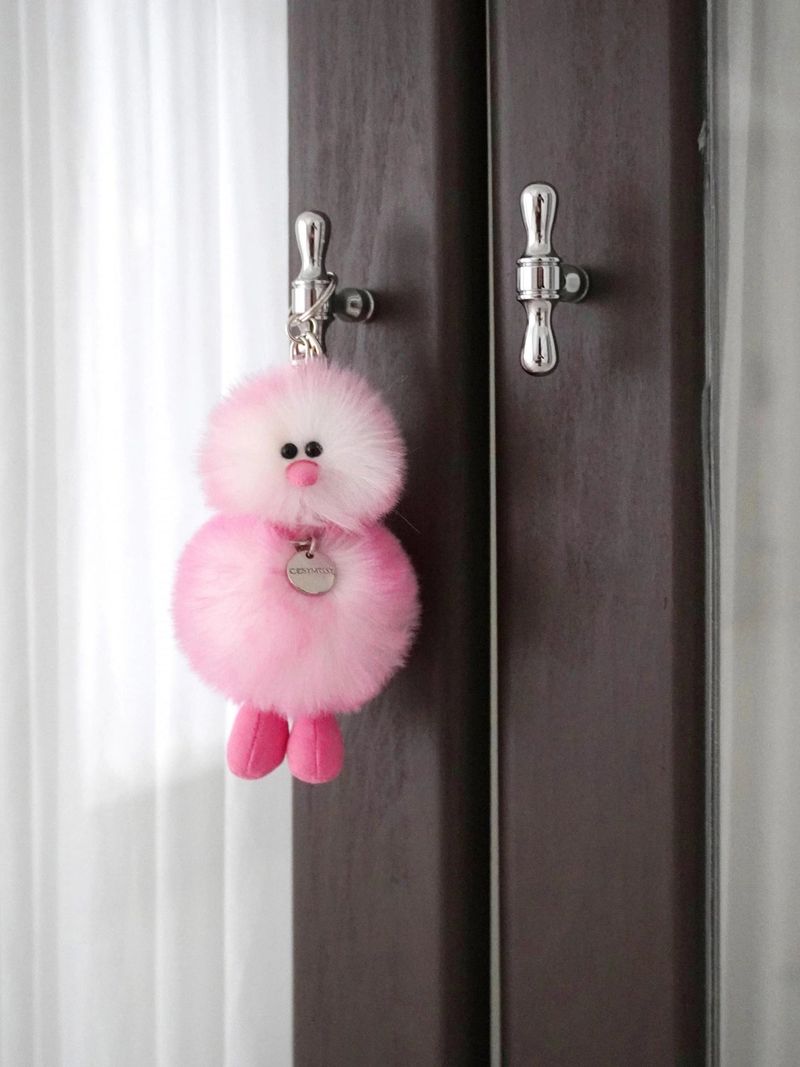 Cosymosy Mini Bird Keyring - Strawberry Sherbet