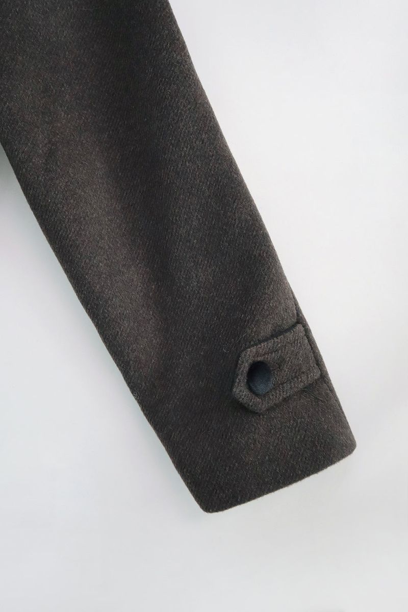 Herringbone double coat_brown