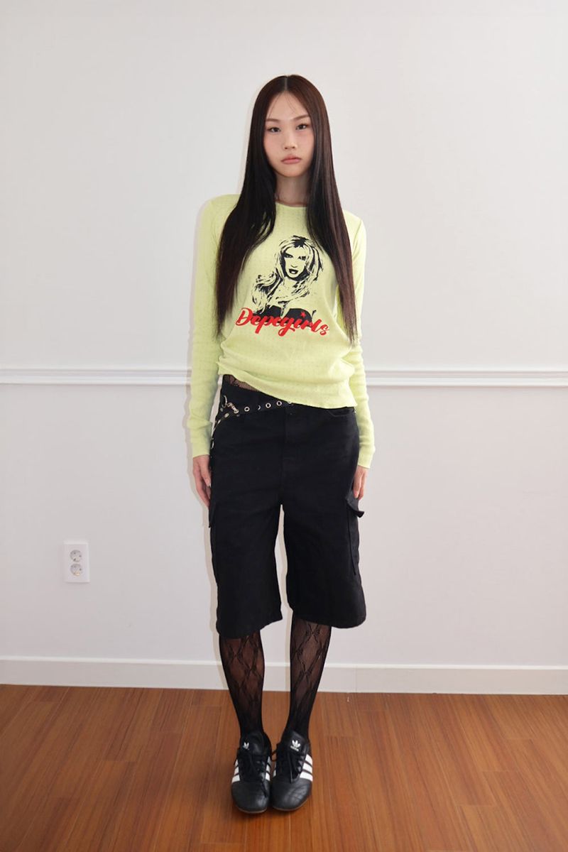 DEPC（デプク）の「GIRL'S T-SHIRT - LIME（Tops）」