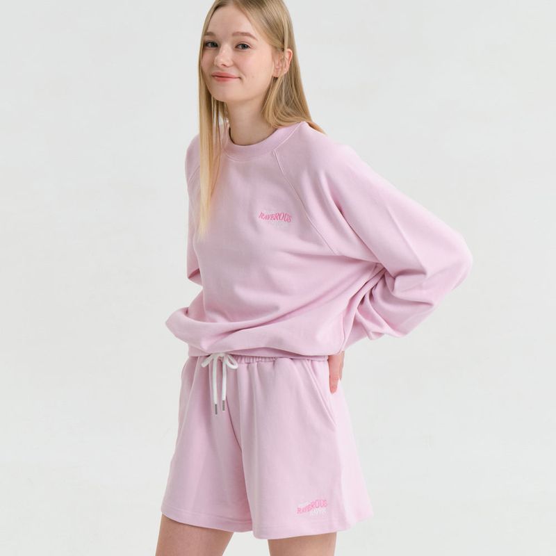 Wave Logo Zurry Half Pants Pink