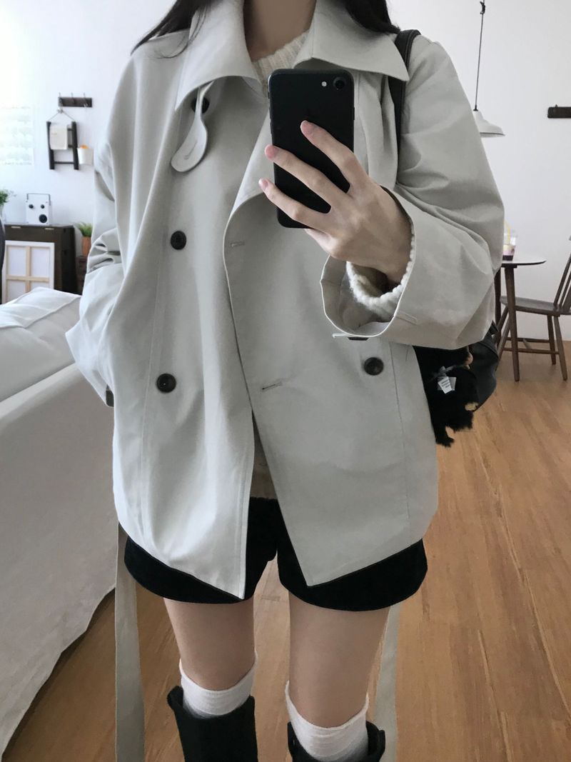 Root Short Trench Jacket (3 colors)