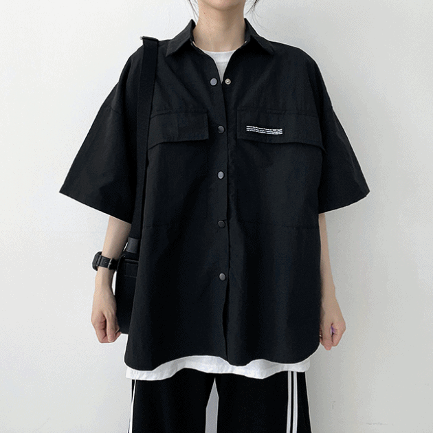 hijjoo(ハイチュー)の「Latu Pocket Snap Short-Sleeved Shirt Jacket(Jackets/Outerwear)」