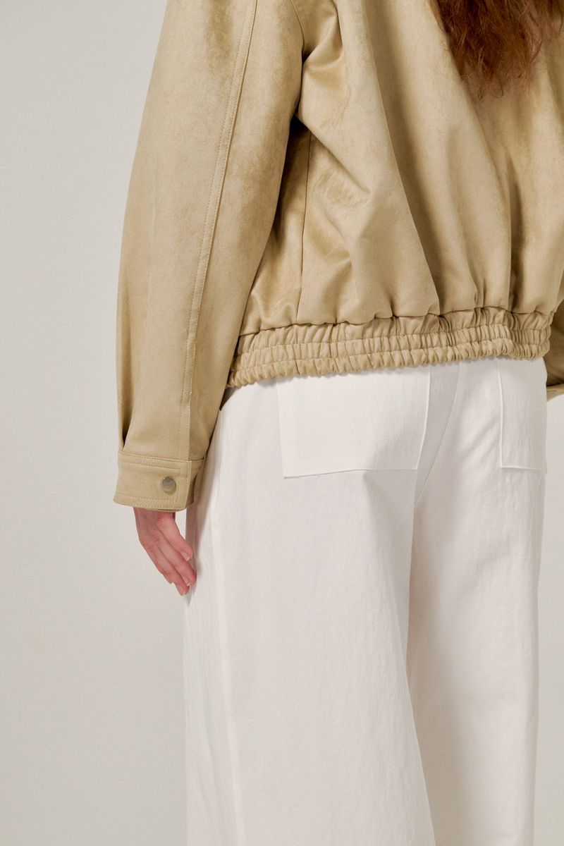 Suede jumper (Beige)