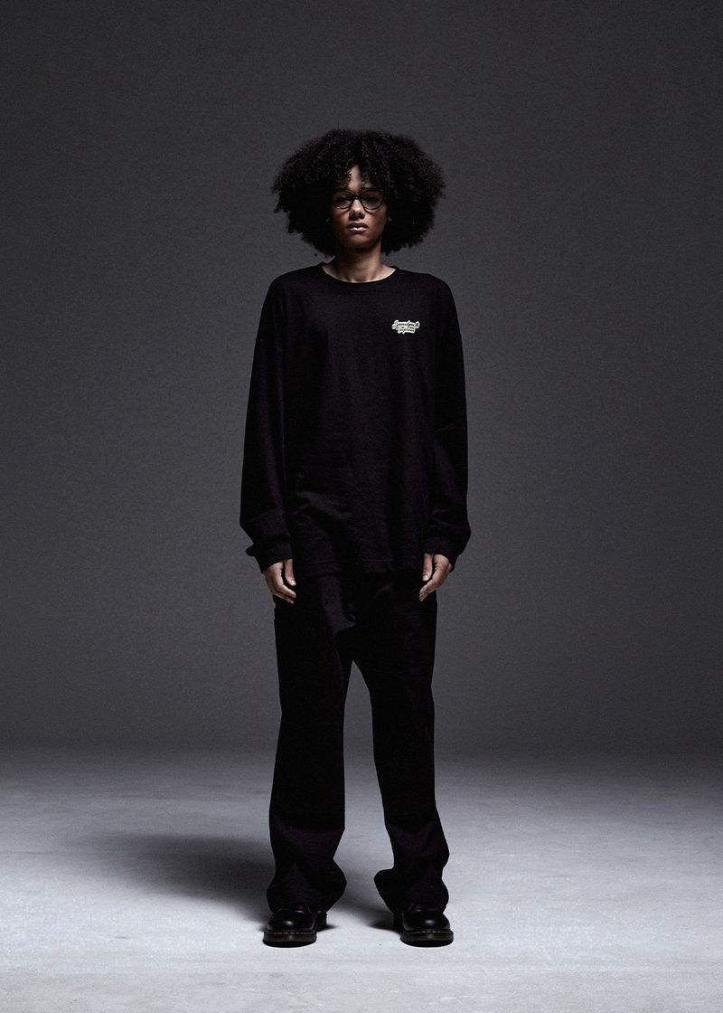 GRAFFITIONMIND（グラフィティオンマインド）の「グラフィックピグメントロングスリーブ (BLACK)（トップス）」