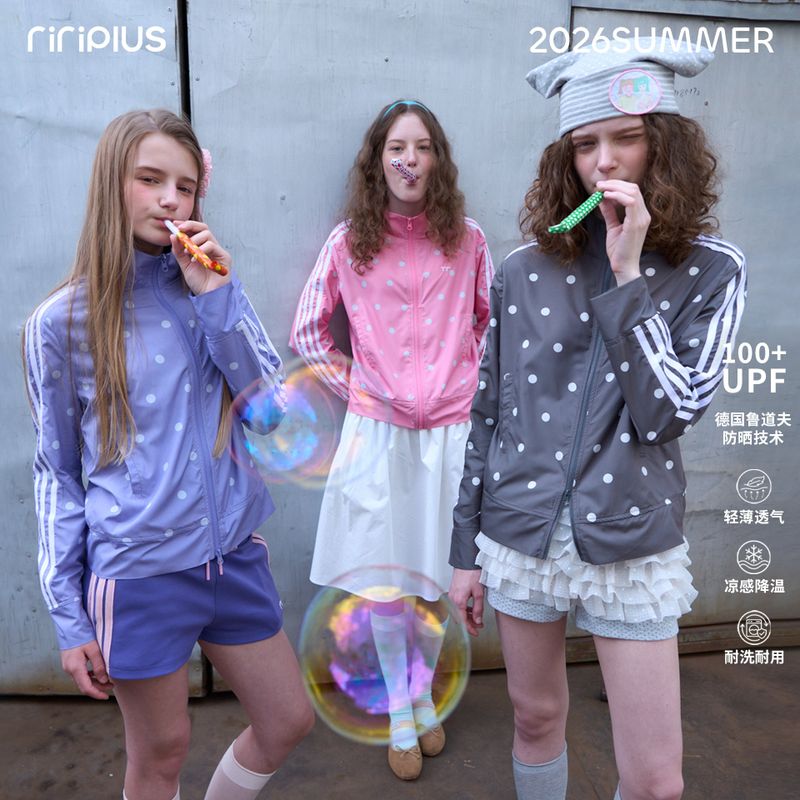 RIVERSTONE PLUS（リバー ストーン プラス）の「Riverstone Plus ウィメンズ ポルカドット UVカット ジャケット（ジャケット/アウター）」