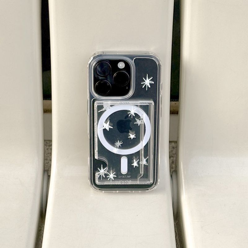 LUCKYDIP（ラッキーディップ）の「[MADE] [magsafe] crayon star magsafe jelly hard iphone case（Smartphone Accessories）」