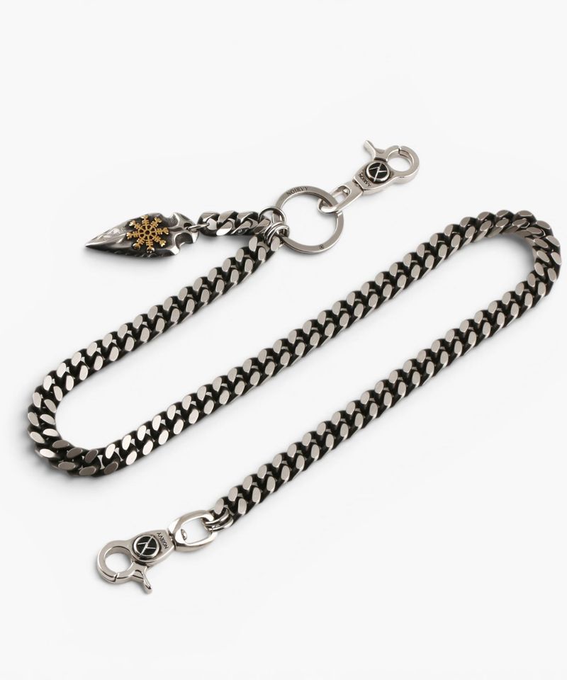 NC-402 Antique Flat Surgical Steel Curve Chain