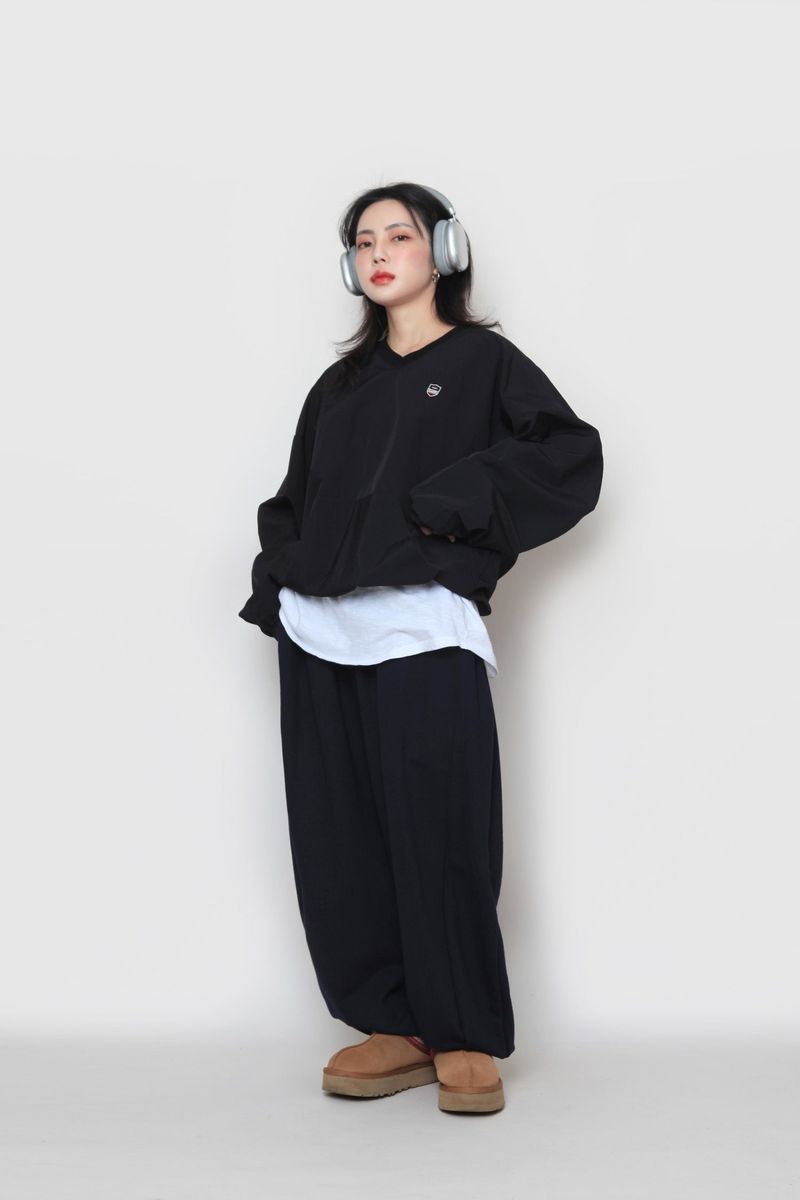 Anorak Warm-up String Sweatshirt