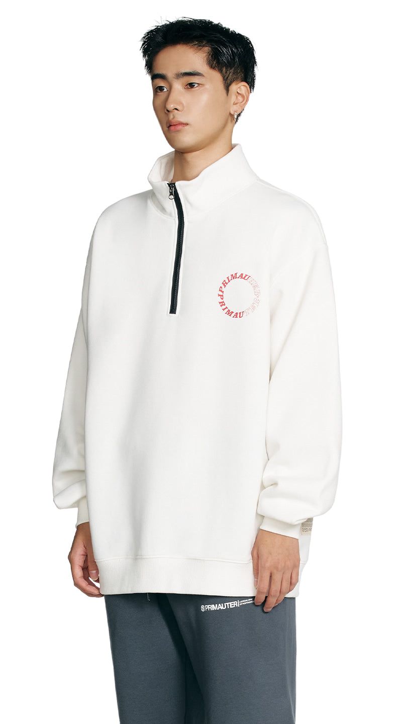 Round Hurter Crewneck Half Zip-Up