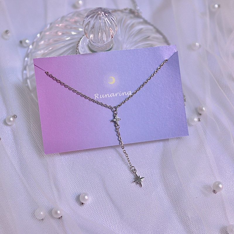 y shape necklace