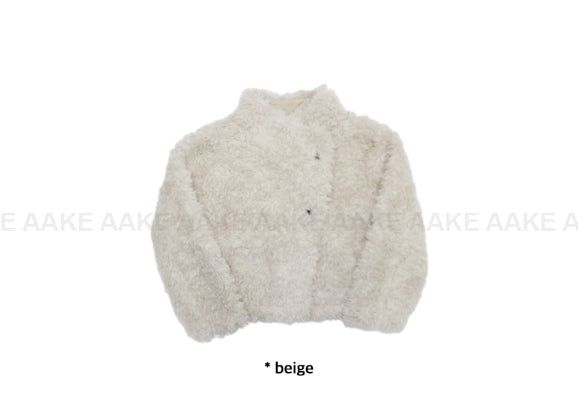 DIAGONAL BUTTON FUR JACKET