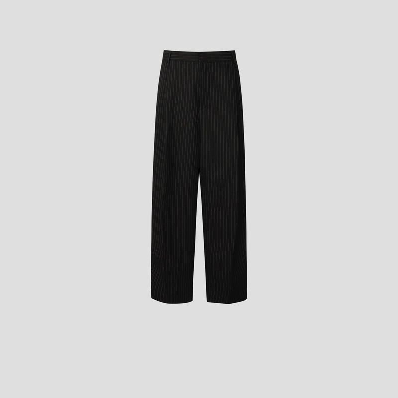 Dart pin stripe slacks