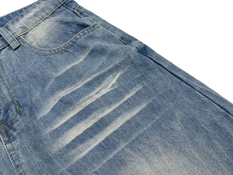 Visor Wrinkle Wide Denim