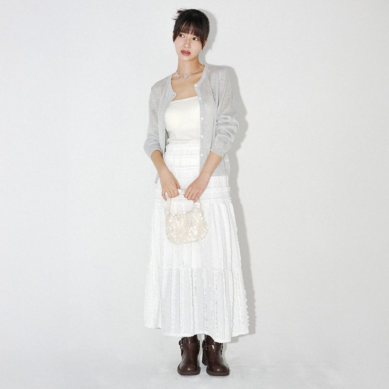 ESSENTIAL CARDIGAN (LIGHT GRAY)