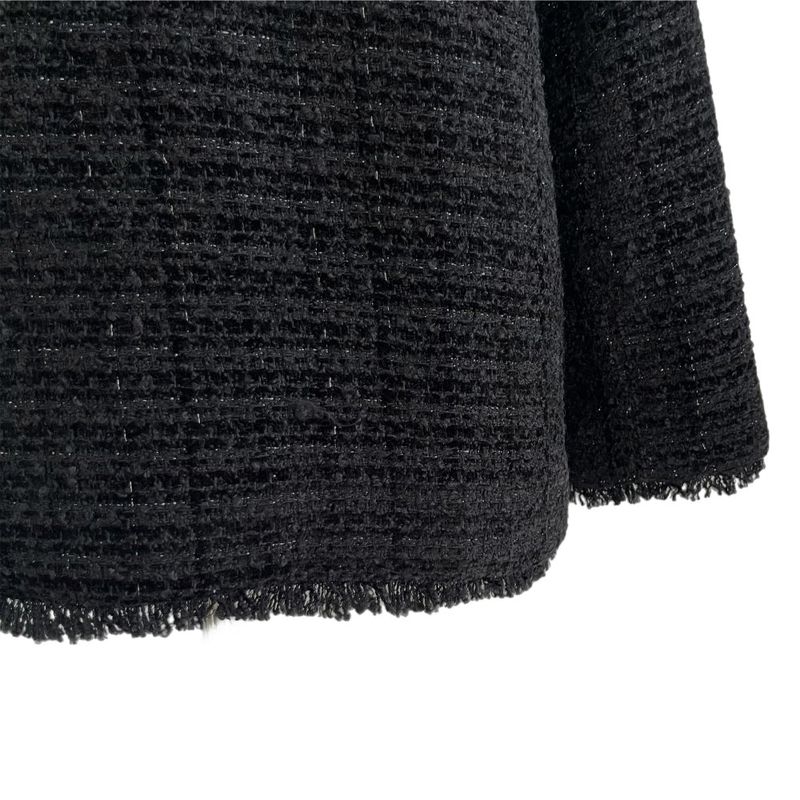 IF classic oversized tweed quilted jacket
