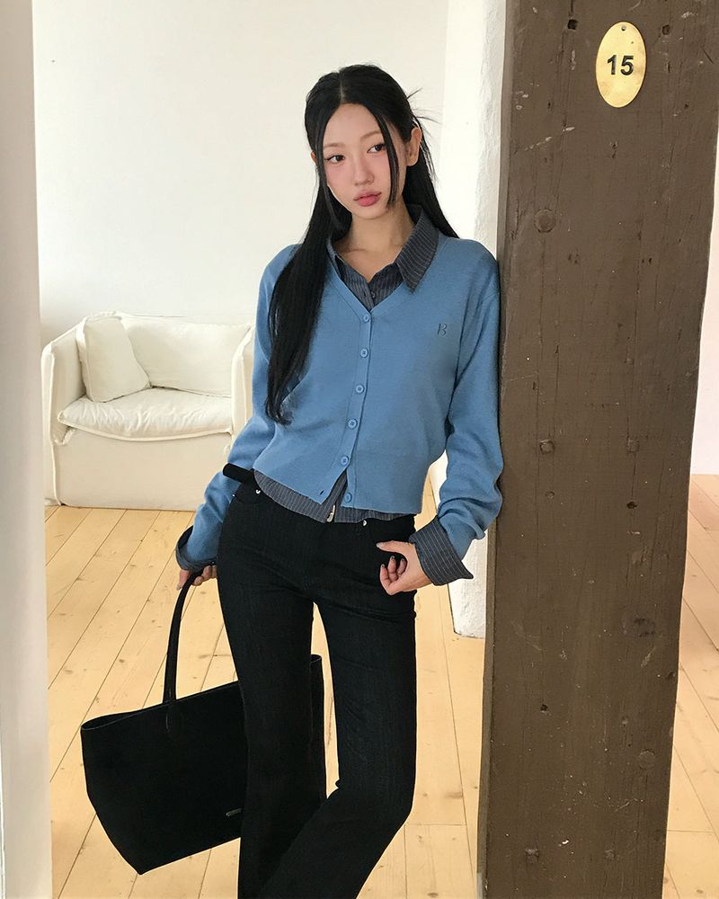 [ORIGINAL] Vale V-Neck Knit Cardigan