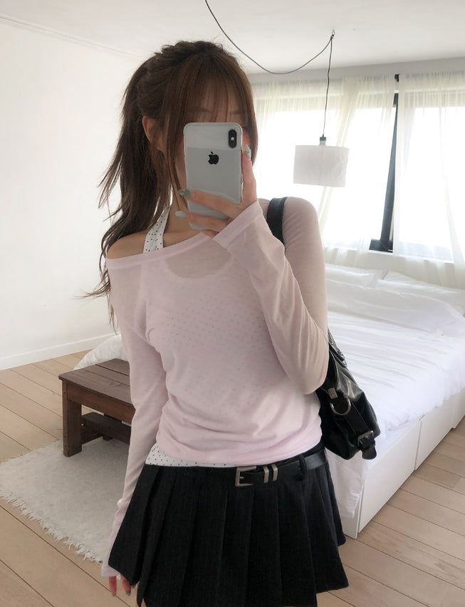 ULAN(ユレン)の「Poe Tencel Round Long Sleeve(Tops)」