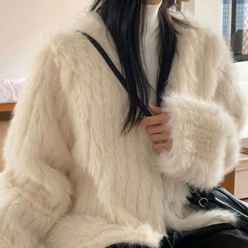 Kalit mink fur long-sleeved jacket